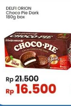 Promo Harga Delfi Orion Choco Pie Dark per 6 pcs 30 gr - Indomaret