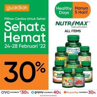 Promo Harga NUTRIMAX Product Supplement  - Guardian