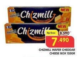Promo Harga CHIZMILL Wafer Cheddar Cheese 135 gr - Superindo