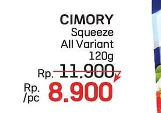Promo Harga Cimory Squeeze Yogurt All Variants 120 gr - LotteMart