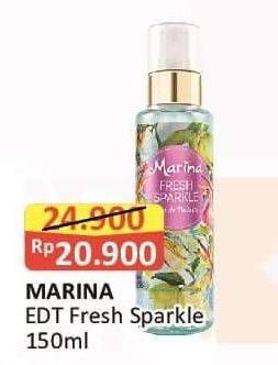 Promo Harga Marina Eau De Toillete Fresh Sparkle 150 ml - Alfamart