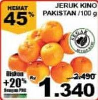 Promo Harga Jeruk Kino Pakistan per 100 gr - Giant