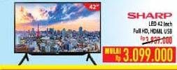 Promo Harga SHARP LED TV  - Hypermart