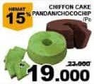 Promo Harga Chiffon Cake Pandan/ Chocohip  - Giant