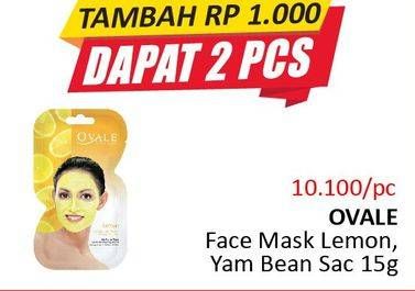 Promo Harga OVALE Facial Mask Lemon, Yam Bean Bengkoang 15 gr - Alfamidi