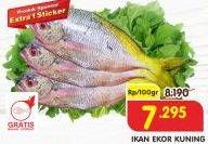 Promo Harga Ikan Ekor Kuning per 100 gr - Superindo