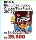 Promo Harga Roma Kelapa Cream Fun Pack 297 gr - Indomaret