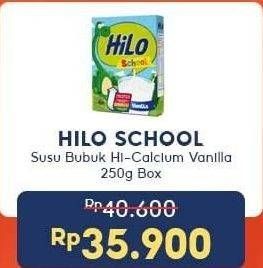 Promo Harga HILO School Susu Bubuk Vanilla 250 gr - Indomaret