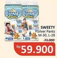 Promo Harga Sweety Silver Pants L28, M30 28 pcs - Alfamidi