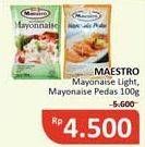 Promo Harga Maestro Mayonnaise Light, Pedas 100 gr - Alfamidi