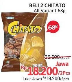 Promo Harga CHITATO Snack Potato Chips All Variants 68 gr - Alfamidi