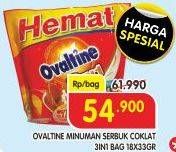 Promo Harga OVALTINE 3 In 1 per 18 sachet 33 gr - Superindo