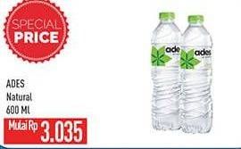 Promo Harga Ades Air Mineral 600 ml - Hypermart