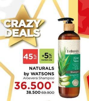 Promo Harga NATURALS BY WATSONS Cream Bath Aloevera  - Watsons