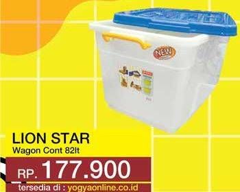 Promo Harga LION STAR Wagon Container 82000 ml - Yogya