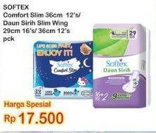 Promo Harga SOFTEX Comfort Slim/SOFTEX Daun Sirih   - Indomaret