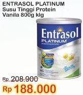 Promo Harga ENTRASOL Platinum Vanila 800 gr - Indomaret