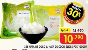 Promo Harga 365 Nata De Coco Slices 1000 gr - Superindo