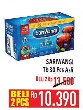 Promo Harga Sariwangi Teh Asli 30 pcs - Hypermart