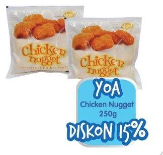 Promo Harga YOA Chicken Nugget 250 gr - Yogya