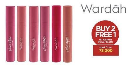 Promo Harga WARDAH Colorfit Velvet Matte Lip Mousse All Variants 4 gr - Watsons