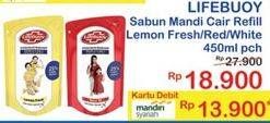 Promo Harga LIFEBUOY Body Wash Lemon Fresh, Mild Care, Total 10 450 ml - Indomaret