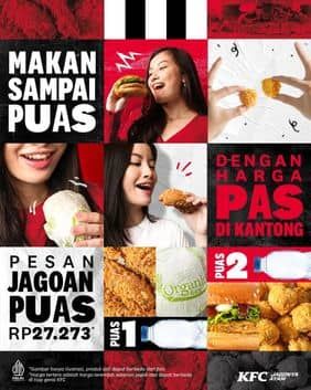 Promo Harga KFC Jagoan  Puas  - KFC