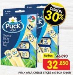 Promo Harga Puck Cheese Stick 108 gr - Superindo