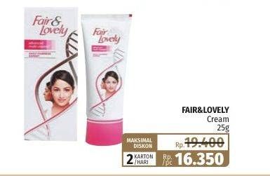 Promo Harga Glow & Lovely (fair & Lovely) Multivitamin Cream 25 gr - Lotte Grosir