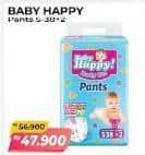 Promo Harga Baby Happy Body Fit Pants S38+2 40 pcs - Alfamart