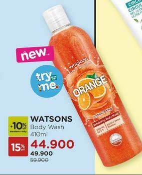 Promo Harga WATSONS Body Wash 410 ml - Watsons