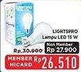 Promo Harga Lightspro Lampu LED Bulb per 4 box - Hypermart