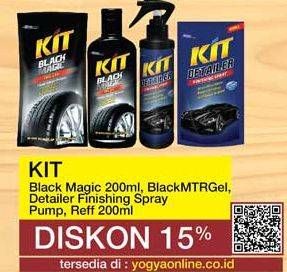 Promo Harga KIT Black Magic Tire Gel/ Detailer Finishing Spray  - Yogya