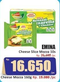 Promo Harga Emina Cheese Slice Mozza 150 gr - Hari Hari