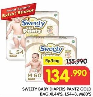 Promo Harga Sweety Gold Pants M60, L54+8, XL44  - Superindo