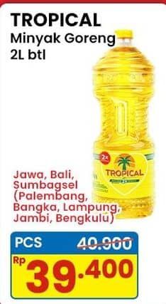 Promo Harga Tropical Minyak Goreng 2000 ml - Indomaret