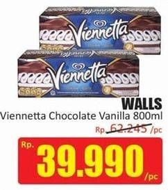 Promo Harga WALLS Ice Cream Viennetta Choco Vanila 800 ml - Hari Hari