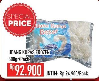 Promo Harga Udang Kupas Frozen 500 gr - Hypermart