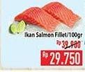 Promo Harga Salmon Fillet per 100 gr - Hypermart