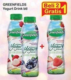 Promo Harga GREENFIELDS Yogurt Drink per 2 botol - Indomaret