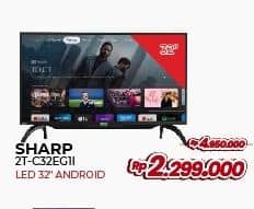 Promo Harga Sharp TV with Google Assistant 2T-C32EG1i  - Yogya