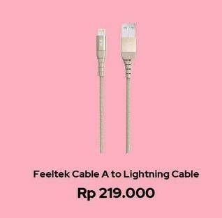 Promo Harga FEELTEK C to Lightning Cable  - Erafone
