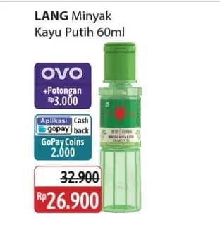 Promo Harga Cap Lang Minyak Kayu Putih 60 ml - Alfamidi