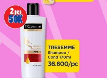 Promo Harga TRESEMME Shampoo/ Conditioner 170ml  - Watsons