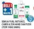 Promo Harga YURI / INSTANCE / CAREX / ZEN Hand Sanitizer  - Hypermart