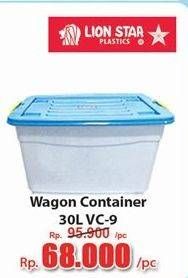 Promo Harga Lion Star Wagon Container VC-9 30000 ml - Hari Hari