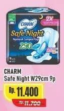 Promo Harga Charm Safe Night Wing 29cm 9 pcs - Alfamart