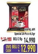 Promo Harga Kapal Api Kopi Bubuk Special per 20 sachet 6 gr - Hypermart