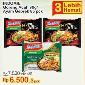 Promo Harga Mi Goreng Ayam Geprek / Aceh 3s  - Indomaret