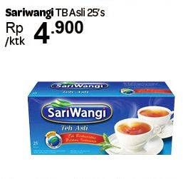 Promo Harga Sariwangi Teh Asli 25 pcs - Carrefour